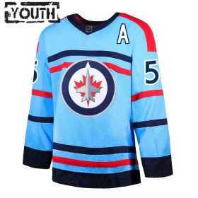 Winnipeg Jets Trikot Mark Scheifele Anniversary Adidas 2023-24 Blau Authentic - Kinder